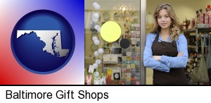 Baltimore, Maryland - a gift shop proprietor