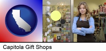 a gift shop proprietor in Capitola, CA