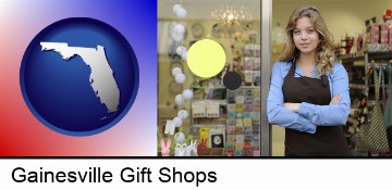 a gift shop proprietor in Gainesville, FL