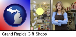 a gift shop proprietor in Grand Rapids, MI