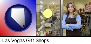 Las Vegas, Nevada - a gift shop proprietor