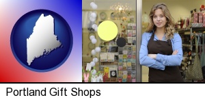 Portland, Maine - a gift shop proprietor