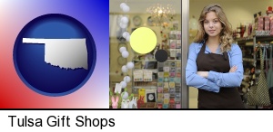 Tulsa, Oklahoma - a gift shop proprietor