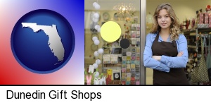 a gift shop proprietor in Dunedin, FL