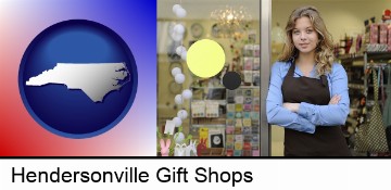 a gift shop proprietor in Hendersonville, NC