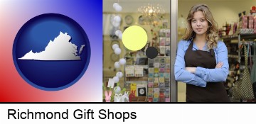 a gift shop proprietor in Richmond, VA