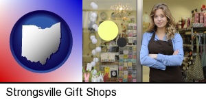 a gift shop proprietor in Strongsville, OH