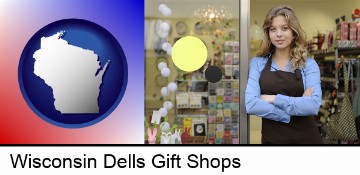 a gift shop proprietor in Wisconsin Dells, WI